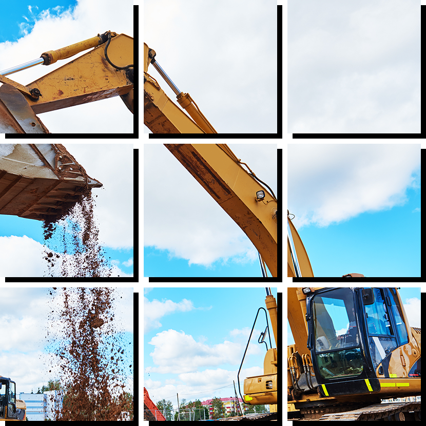 バックホー画像